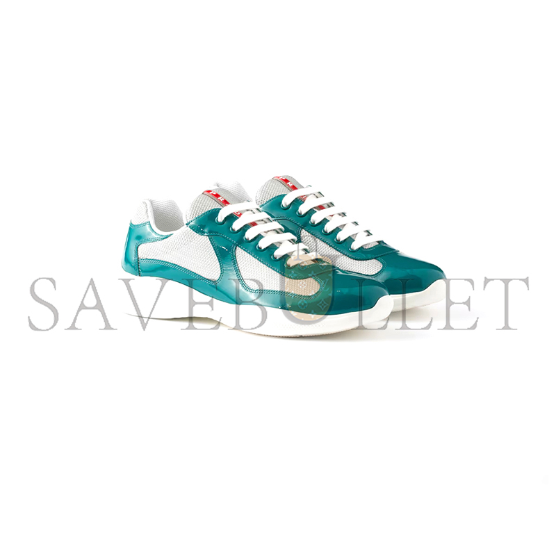 Pra*a patent leather and technical fabric Pra*a america